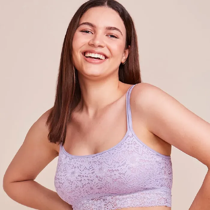 Suti? Top Bandeau Com Bojo Remov?vel Em Renda
