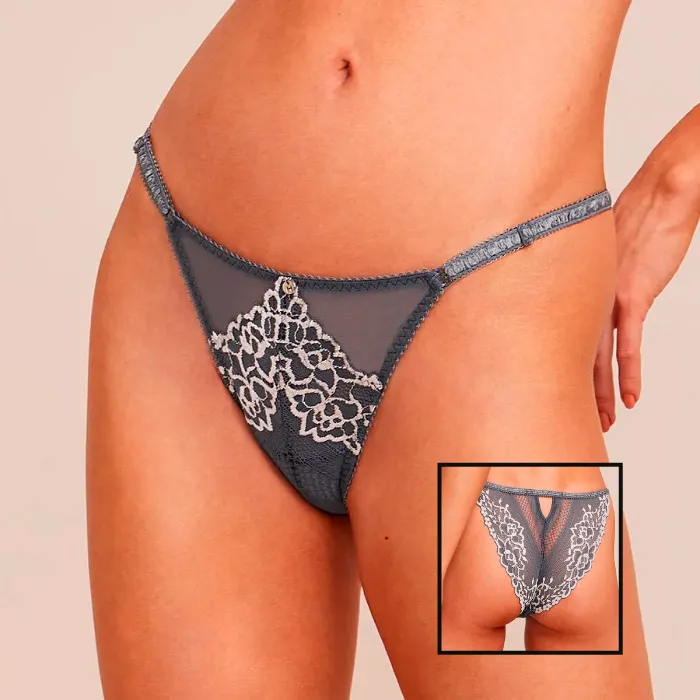 CALCINHA STRING BIQU?NI EM RENDA