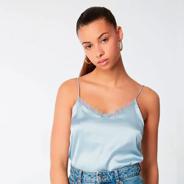 Toki Top/Blouse - Blue Grey