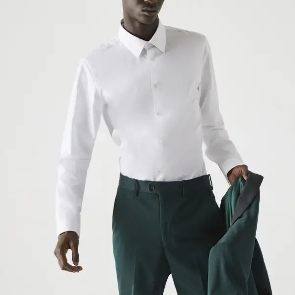 Men's Slim Fit Cotton Poplin Shirt