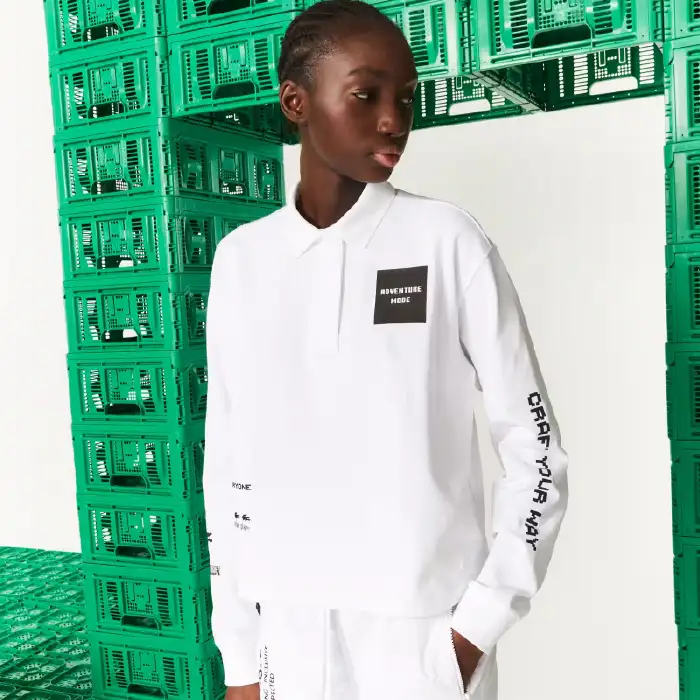 Minecraft Women Overfit Cotton Polo