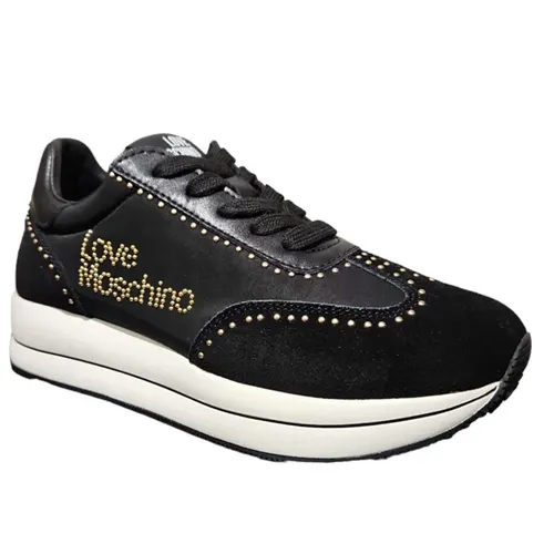 SNEAKERD.RUN40 NYL+CRO+VIT.NERO