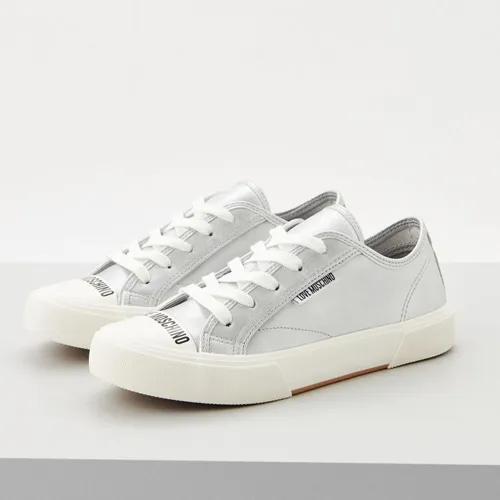 SNEAKERD.POP25 NAPPA LAM.ARGENTO