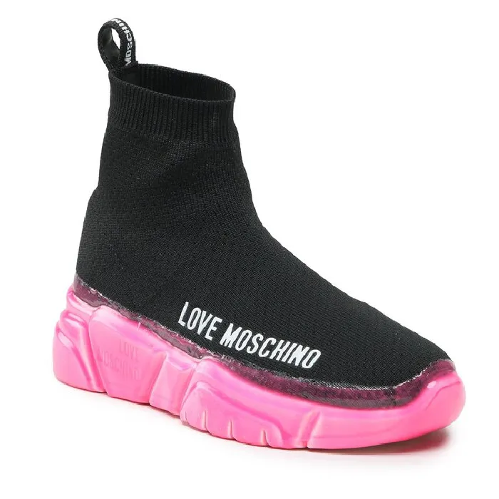 SNEAKERD.RUNNING35 CALZA NERO/FUXIA