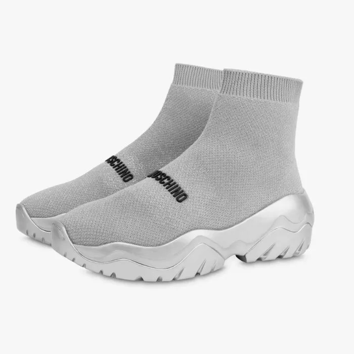 Sneakerd.Roller45 Calza Lurex Argen