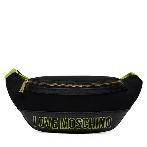 MARSUPIO CANVAS NERO+PU NERO+W.LIME