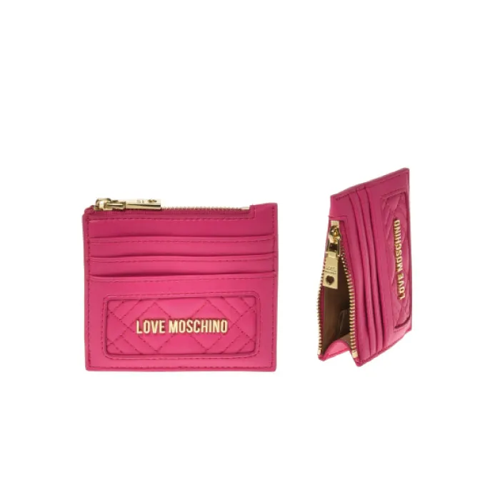 PORTAFOGLIO QUILTED PU FUXIA