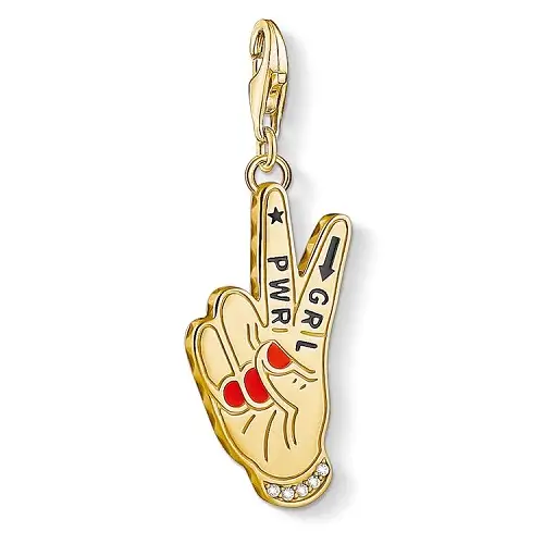 "Charm Pendant ""Girl Power"""