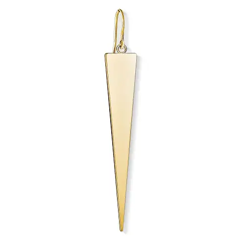 Earring, 925 Sterling Silver, Gold Plated