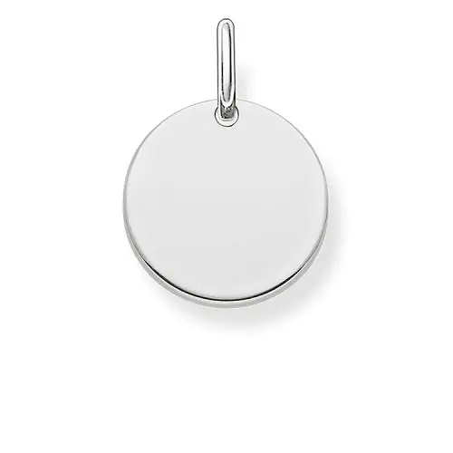 Colgante, plata de ley 925, liso