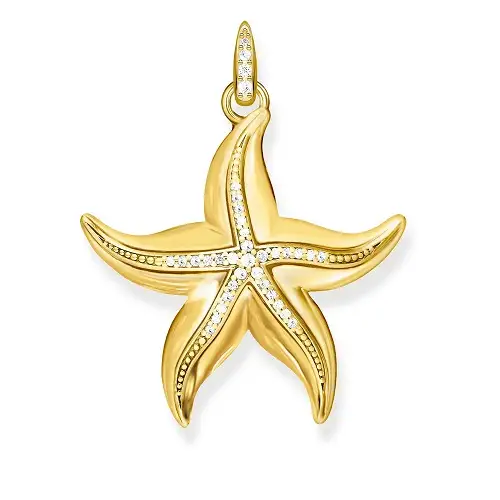 Pendant, 925 Sterling Silver, Gold Plated