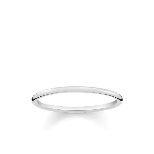 Anillo, plata de ley 925, liso, 58