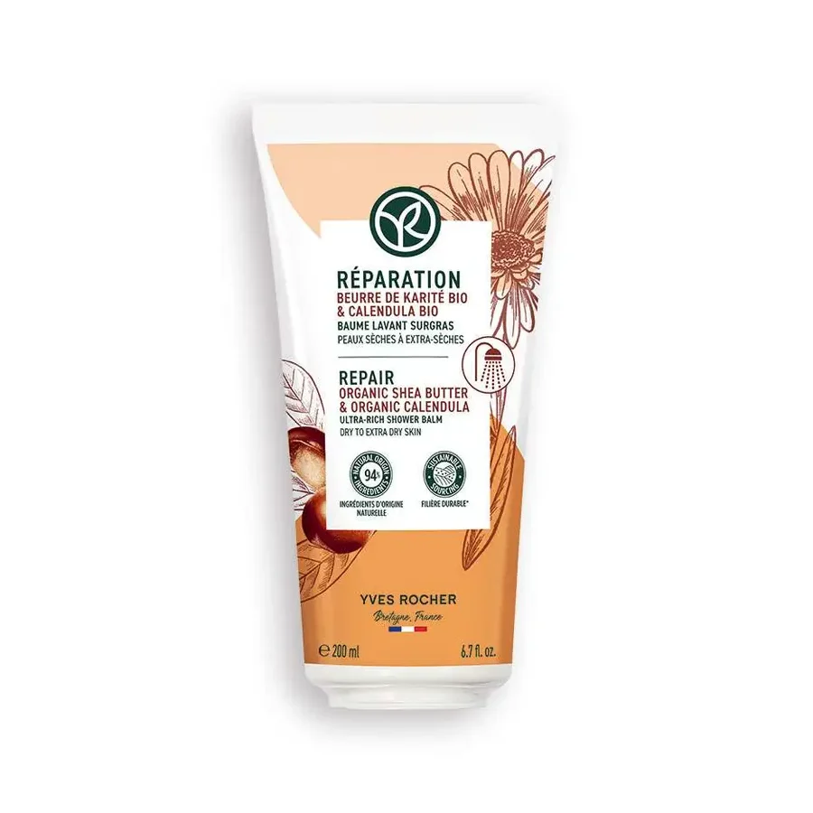 BALSAMO DE DUCHA RECONFORTANTE - MANTECA DE KARITE BIO Y CALENDULA BIO