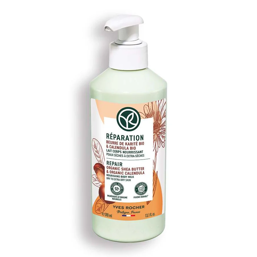 LECHE CORPORAL NUTRITIVA MANTECA DE KARITE BIO Y CALENDULA BIO