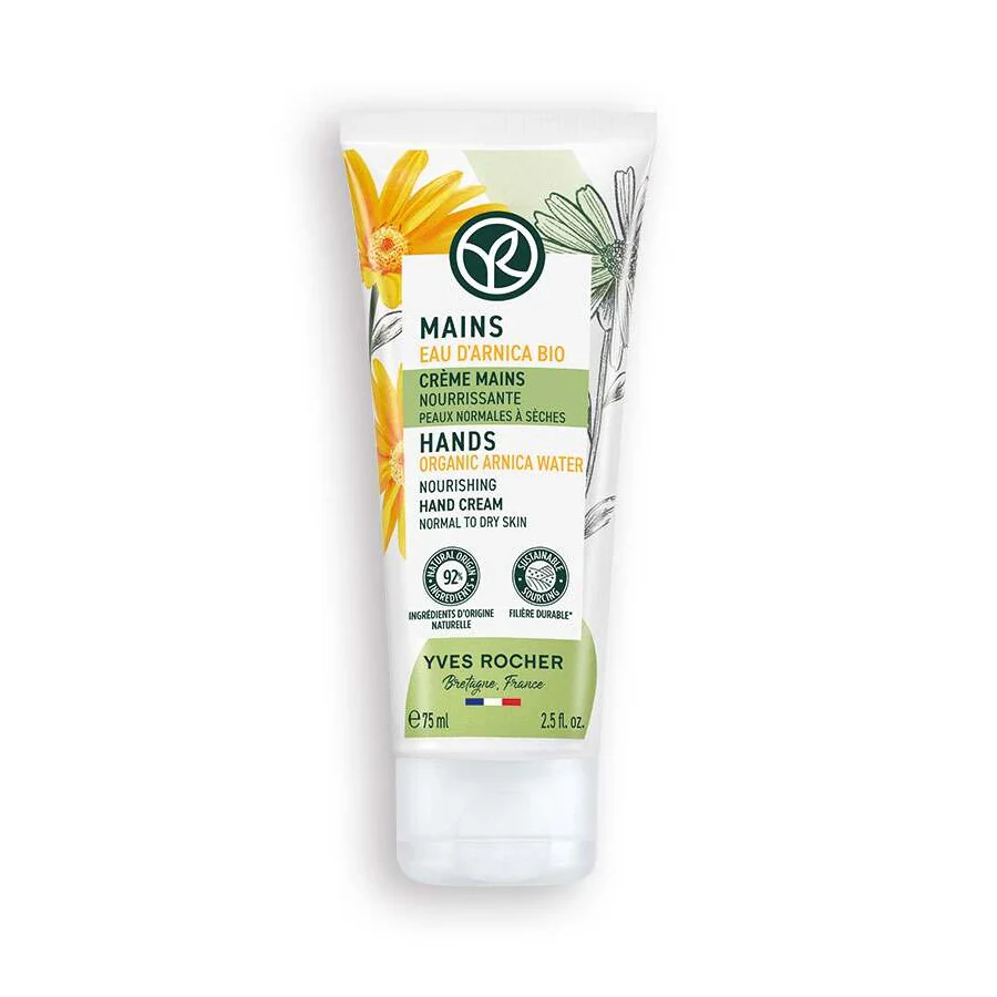 CREMA DE MANOS NUTRITIVA CON AGUA DE ARNICA BIO - PIELES NORMALES Y SECAS 