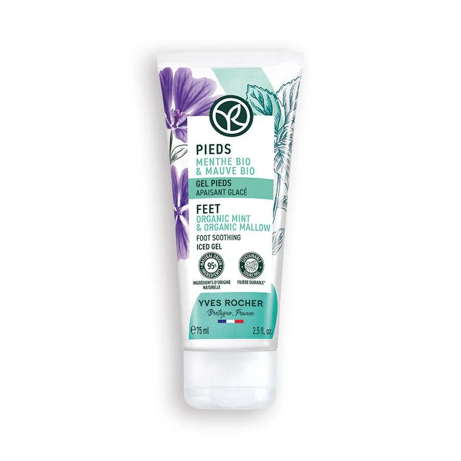 GEL FRIO CALMANTE DE PIES MALVA BIO Y MENTA BIO