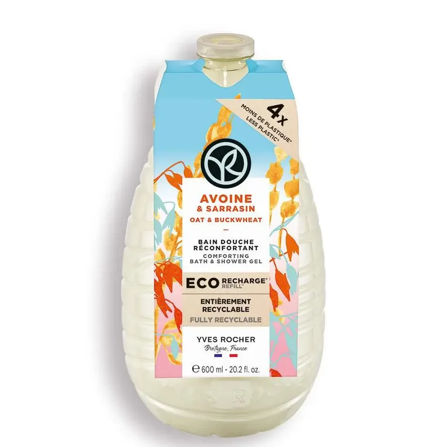 BATH & SHOWER BUCKWHEAT & OAT MILK ECO-REFILL 600ML