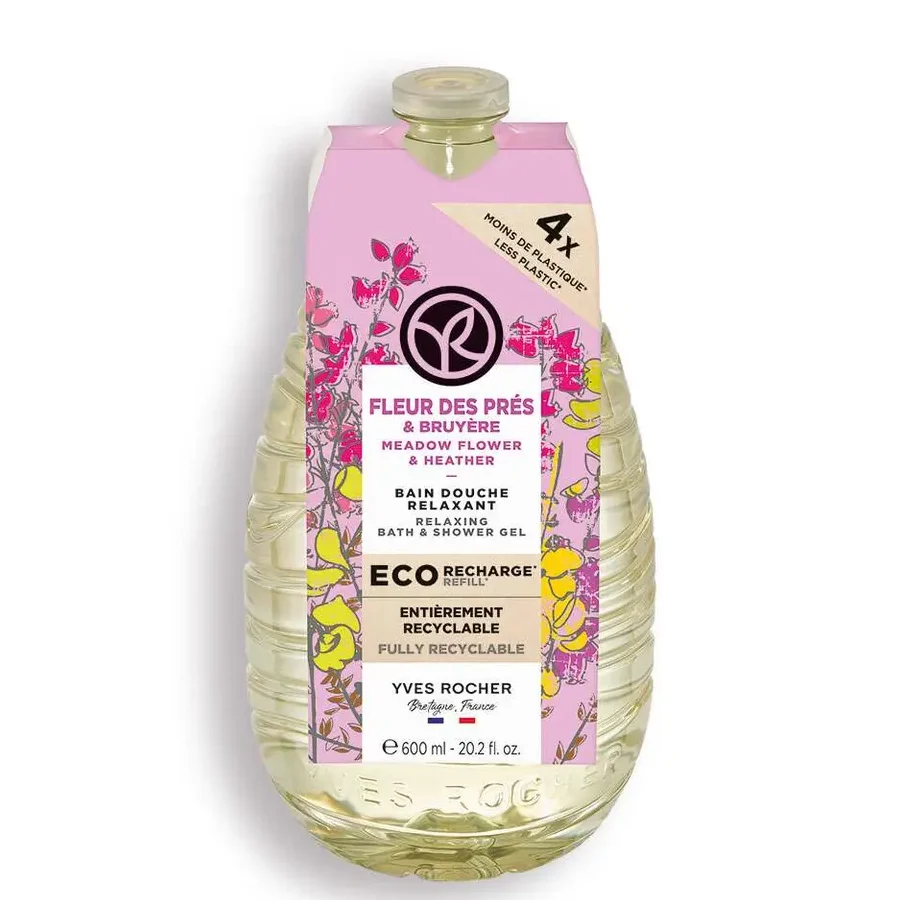 BATH & SHOWER MEADOW FLOWER & HEATHER ECO-REFILL 600ML