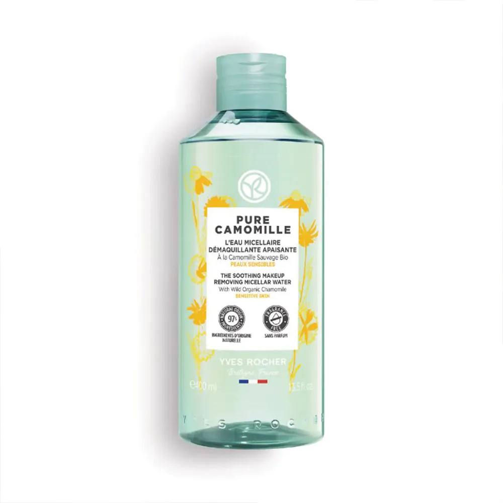PURE CAMOMILLE AGUA MICELAR DESMAQUILLANTE CALMANTE FRASCO 400ML
