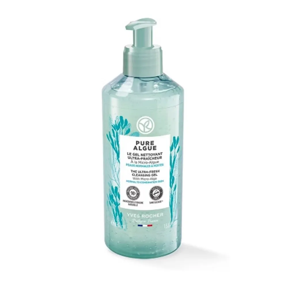 PURE ALGUE GEL LIMPIADOR ULTRA-FRESCURA FRASCO 390ML