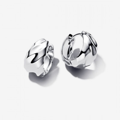 Sterling silver hoop earrings