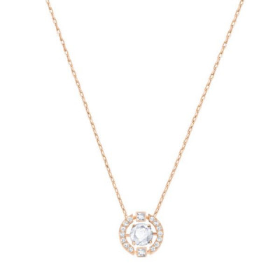 SS SPARKLING DC:NECKLACE CZWH/CRY/ROS
