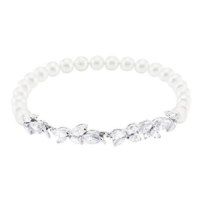 LOUISON PEARL:BRACELET CRY/CZWH/RHS 