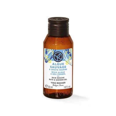 Mini Gel De Ducha Algas Salvajes E Hinojo Marino Frasco 50Ml