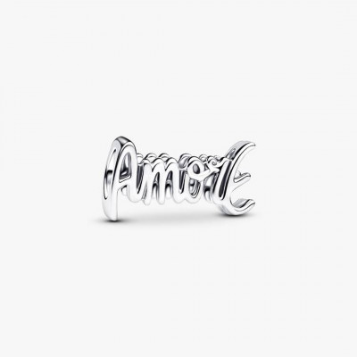 Amore sterling silver charm