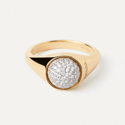 AN Pavé Moon Ring 10
