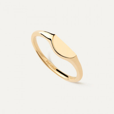 AN Half Circle mini stamp ring 10