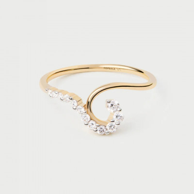 AN Diamonds and gold Gaia ring 12