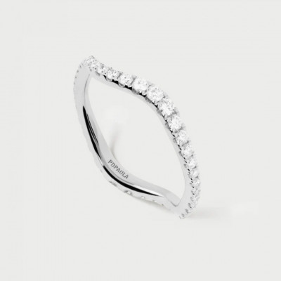 AN Diamonds and white gold Flow ring 12