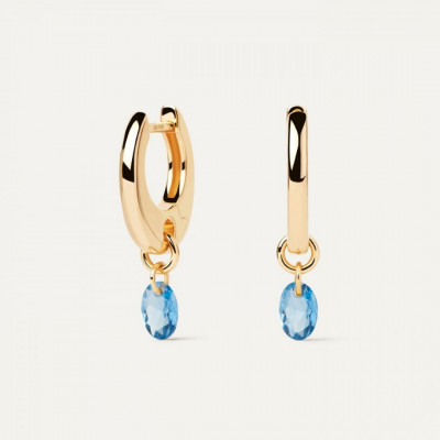 AR Blue Lily Hoops U