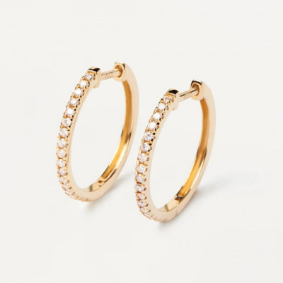 AR Diamonds and Gold Eternity Medium Hoops U