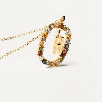 CO Letter H Necklace U