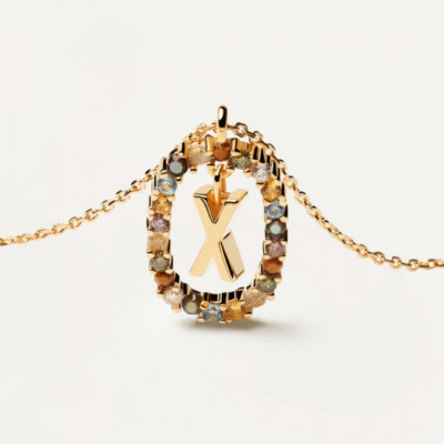 CO Letter X Necklace U