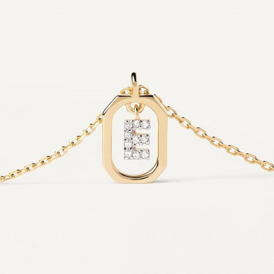 CO Mini Letter E Necklace U