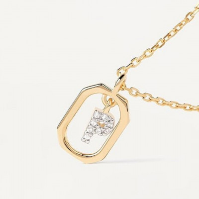 CO Mini Letter P Necklace U