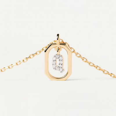 CO Mini Letter Q Necklace U
