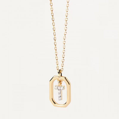 CO Mini Letter T Necklace U