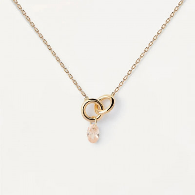 CO Peach Lily necklace U