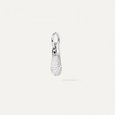 CO Pavé Drop Silver Pendant U