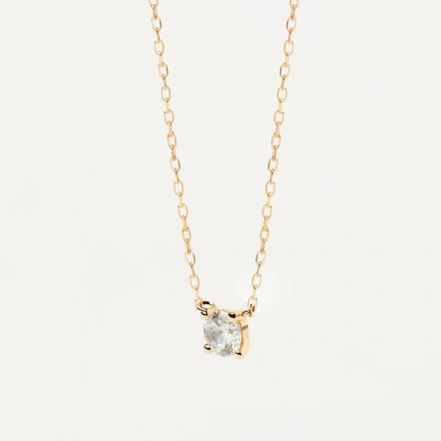CO Diamonds and Gold Solitaire Supreme Necklace U