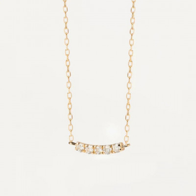CO Diamonds and Gold Eternity Necklace U