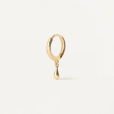 PG Teardrop Single Hoop Earring U