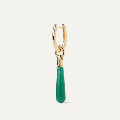 PG Green Aventurine Large Jupiter Single Hoop U