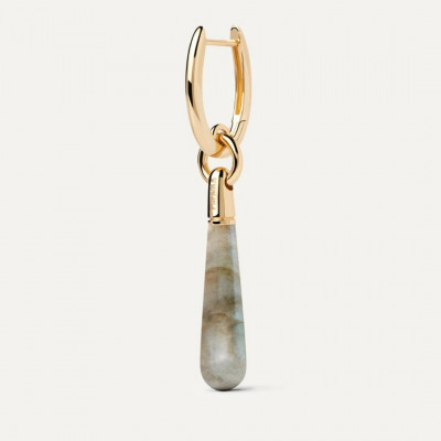 PG Labradorite Large Jupiter Single Hoop U
