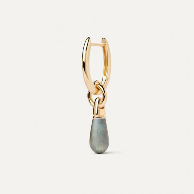 PG Labradorite Jupiter Single Hoop U