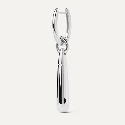 PG Large Jupiter Silver Single Hoop U